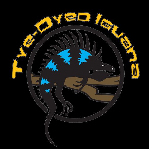 Tye-Dyed Iguana