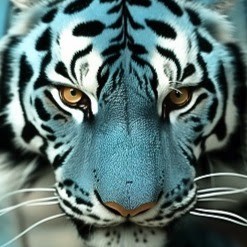 Nice Blue Tiger